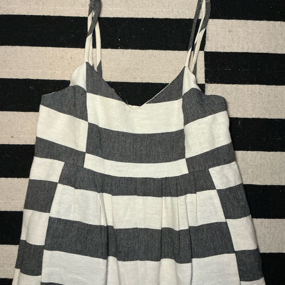 Mara Hoffman Striped Wide-Leg Linen Jumpsuit - Picture 4 of 8